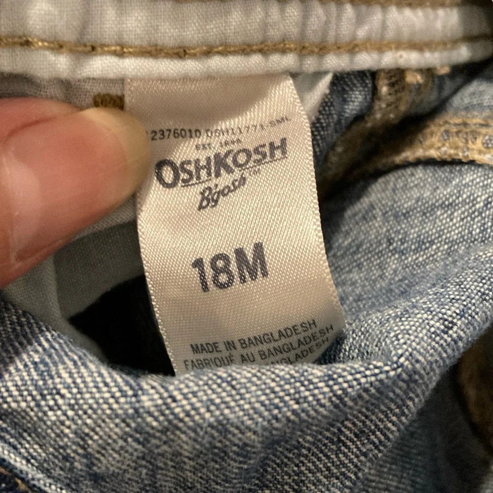 OshKosh B'gosh Denim‎ Overalls 18 months box A